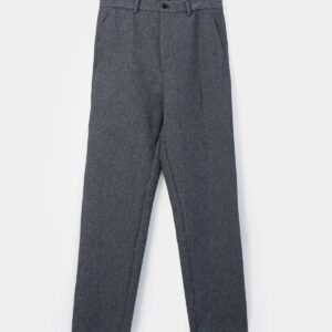 Charcoal Straight Fit Trousers